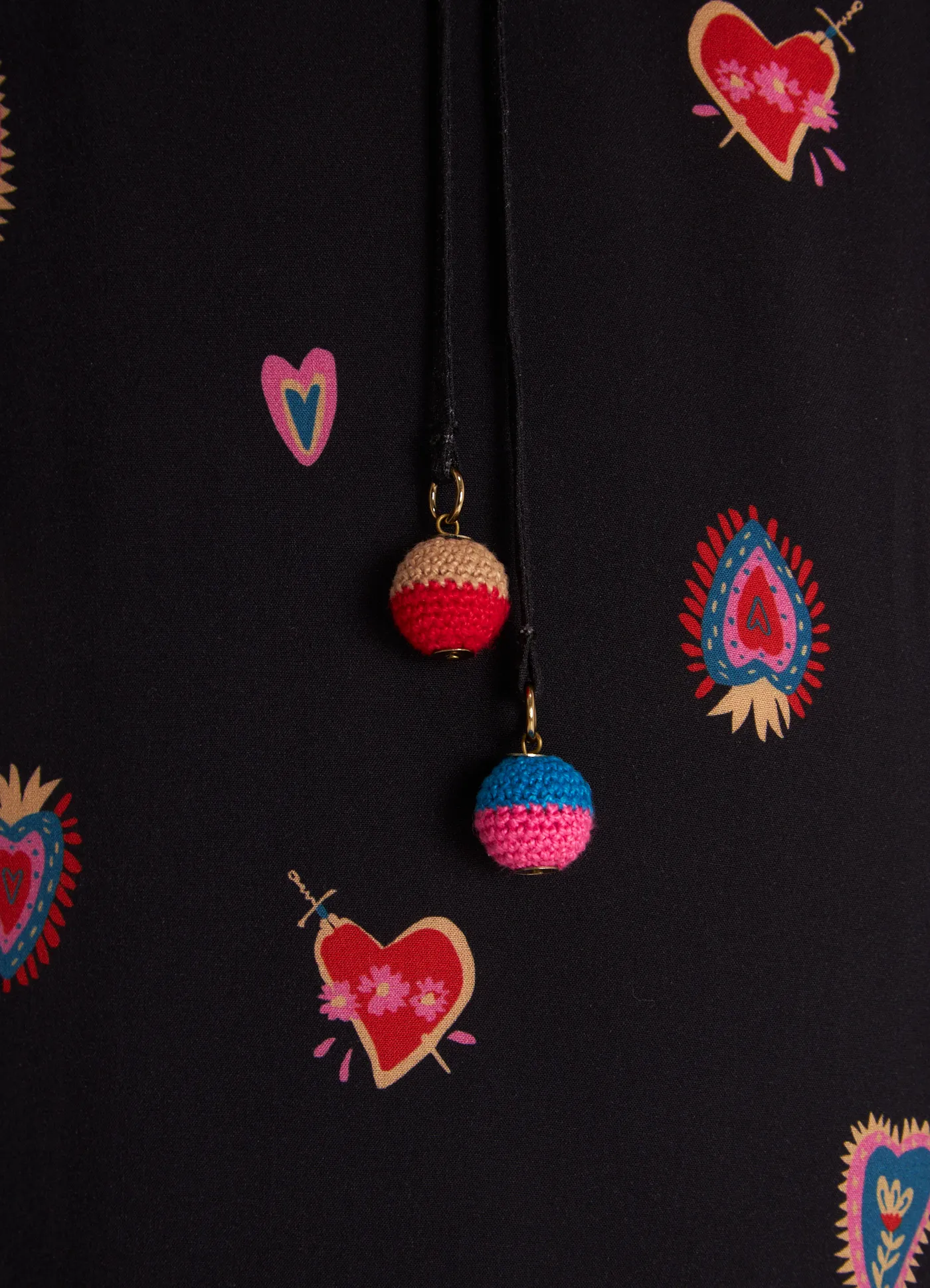 Vestido manga longa estampado ternura Cantão 3