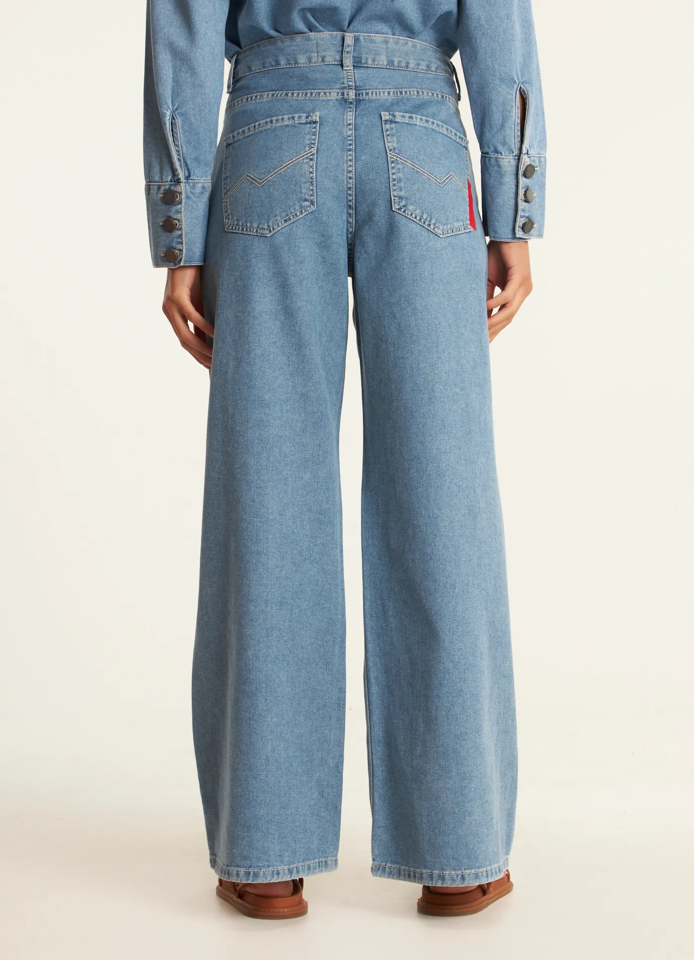 Calça wide leg leve zig jeans Cantão 2